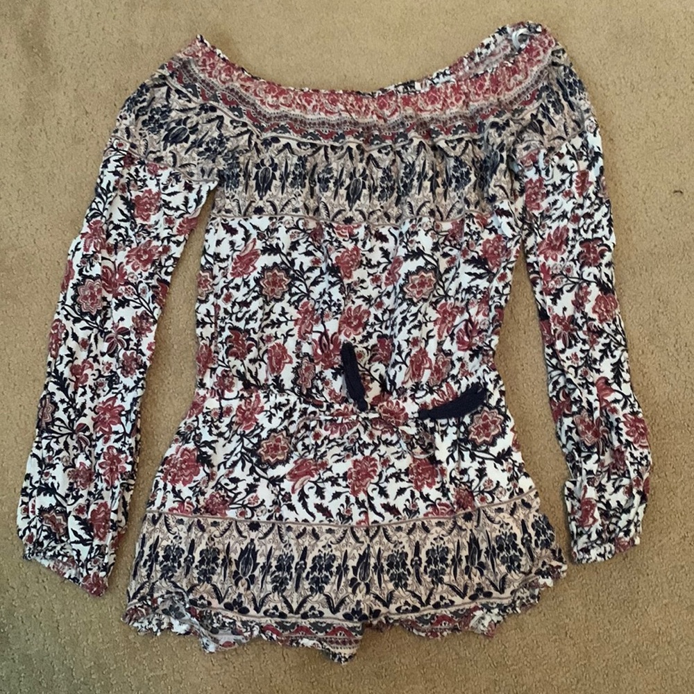 Cute Printed Romper. Size S. Brand is Cotton Candy.